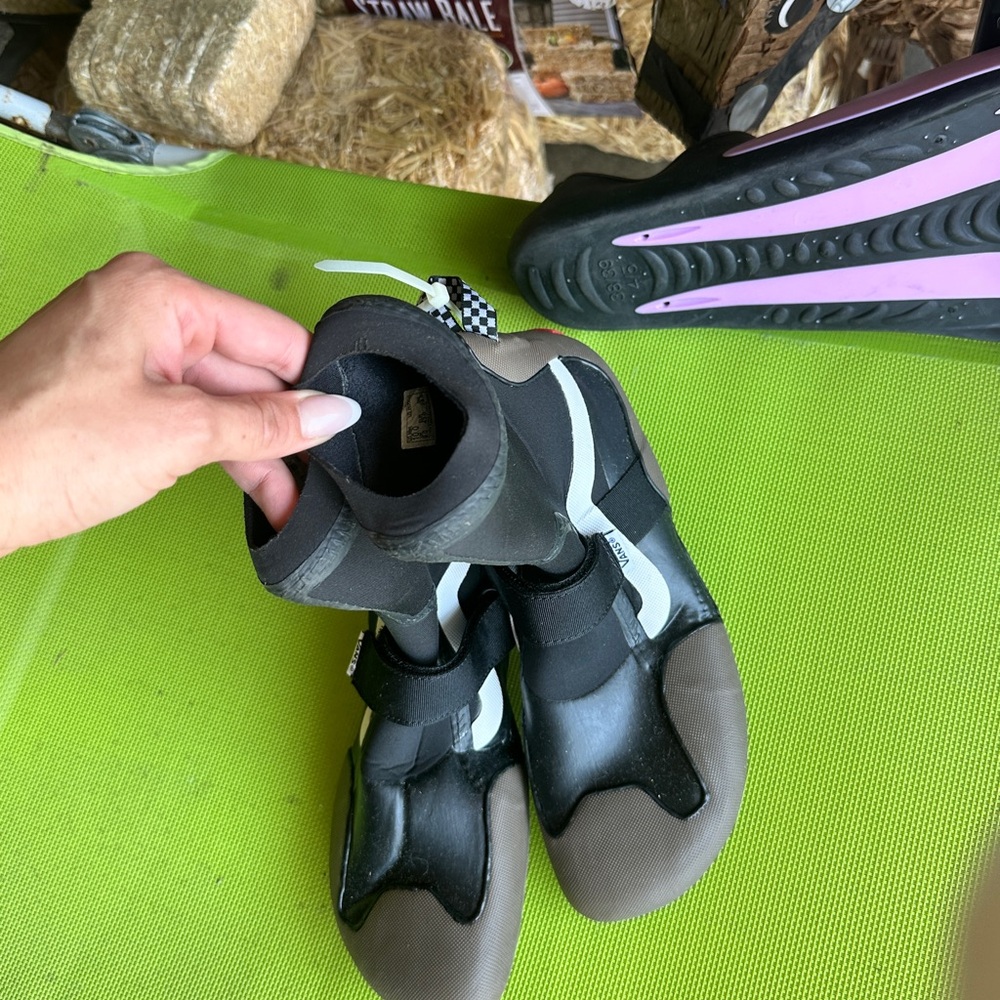 Vans Black and Gray Water Shoes with Modern Design